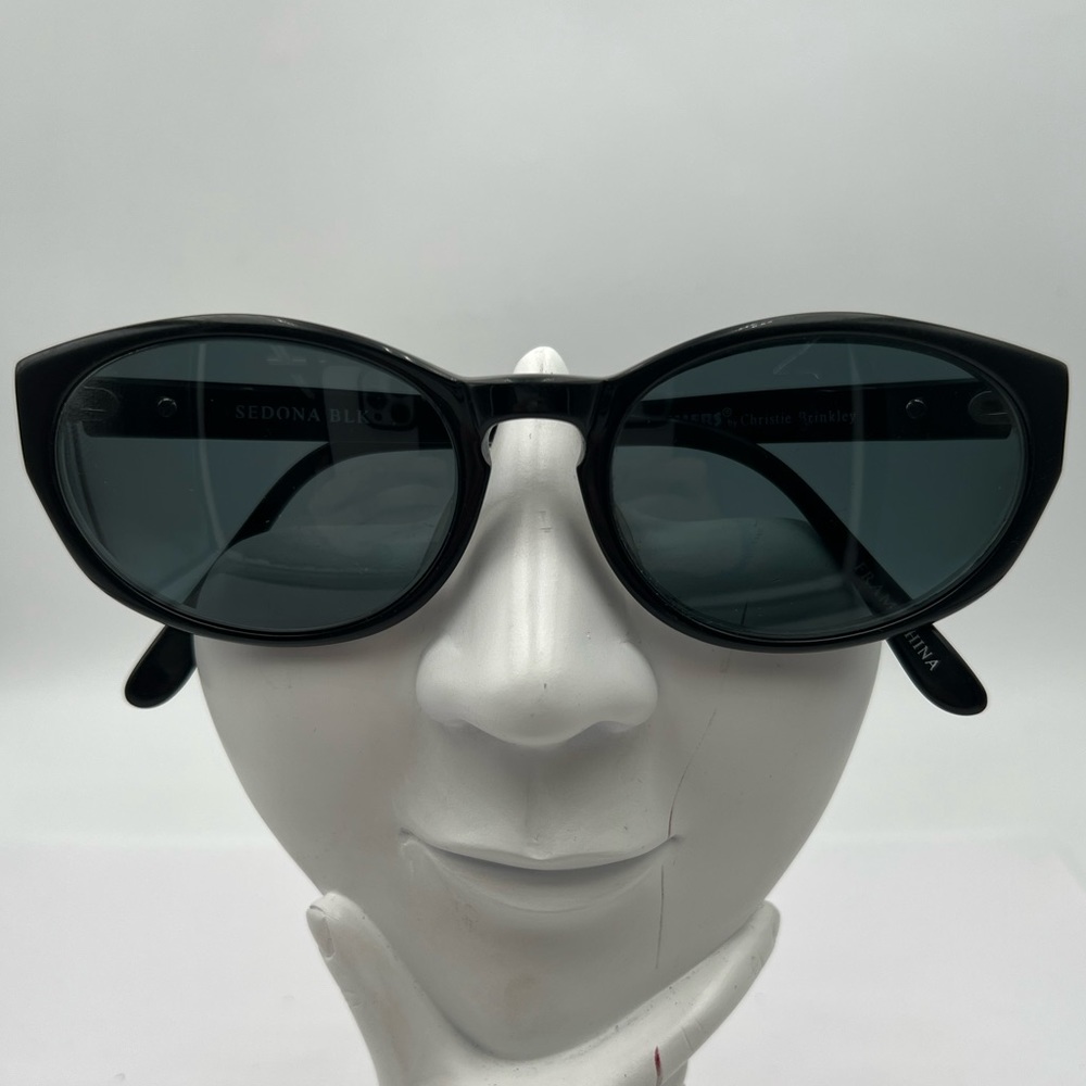Vintage Suncatchers Sedona Black Oval Sunglasses Frames